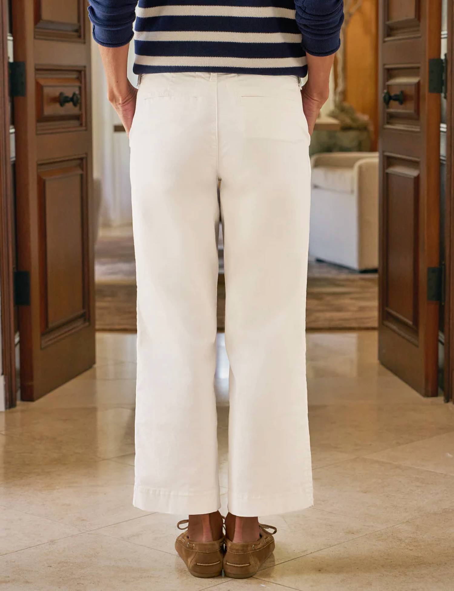 Frank & Eileen - Westport The Italian Wide-leg Chino Pants
