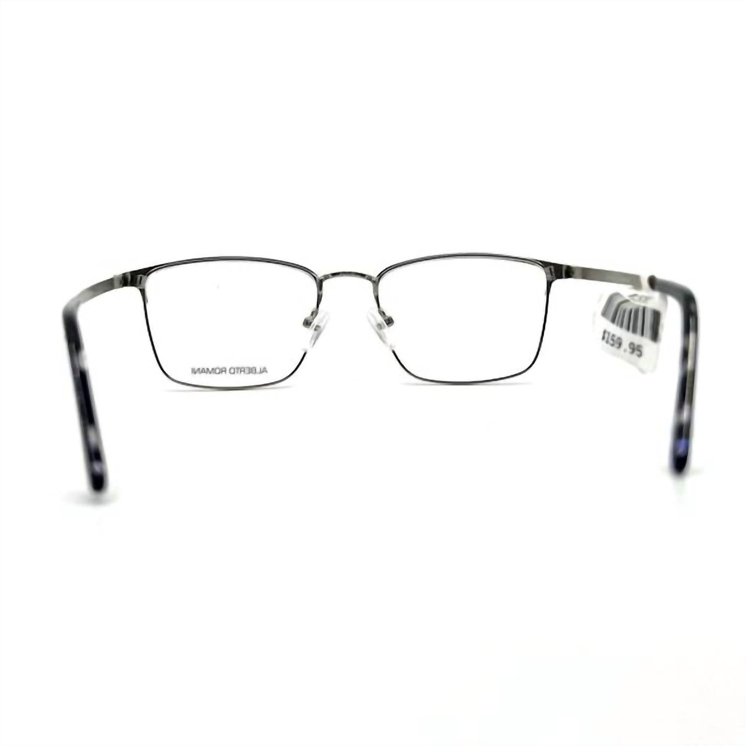 Alberto Romani - Men's AR20203 Square Eyeglasses