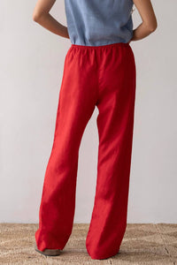 Donni. - Linen Simple Pant