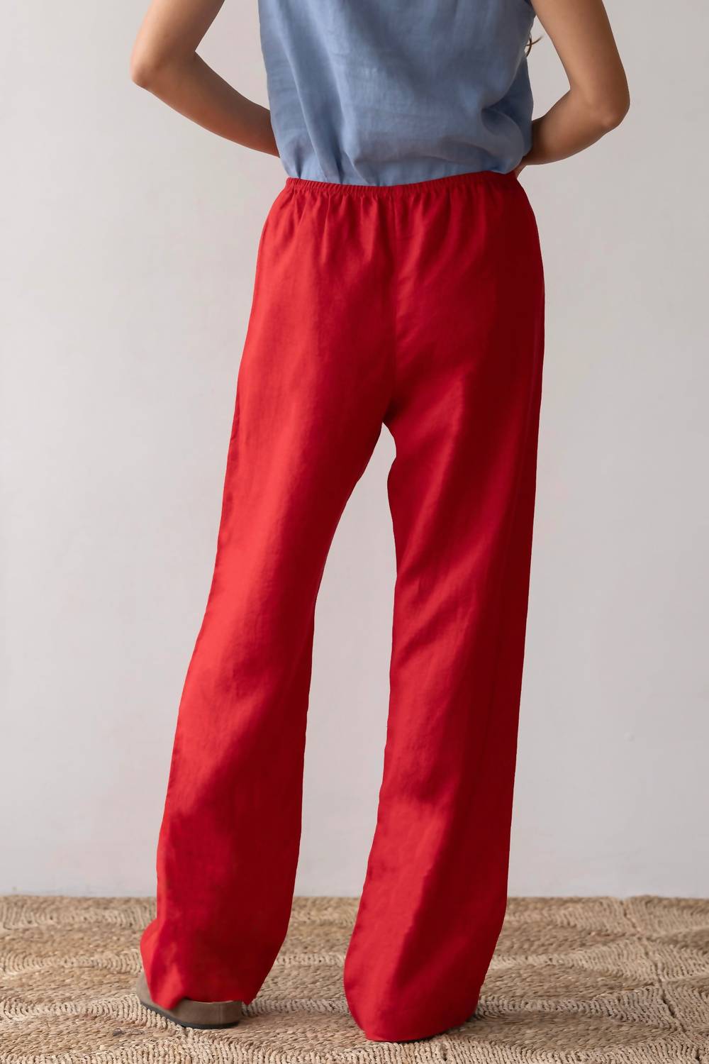 Donni. - Linen Simple Pant
