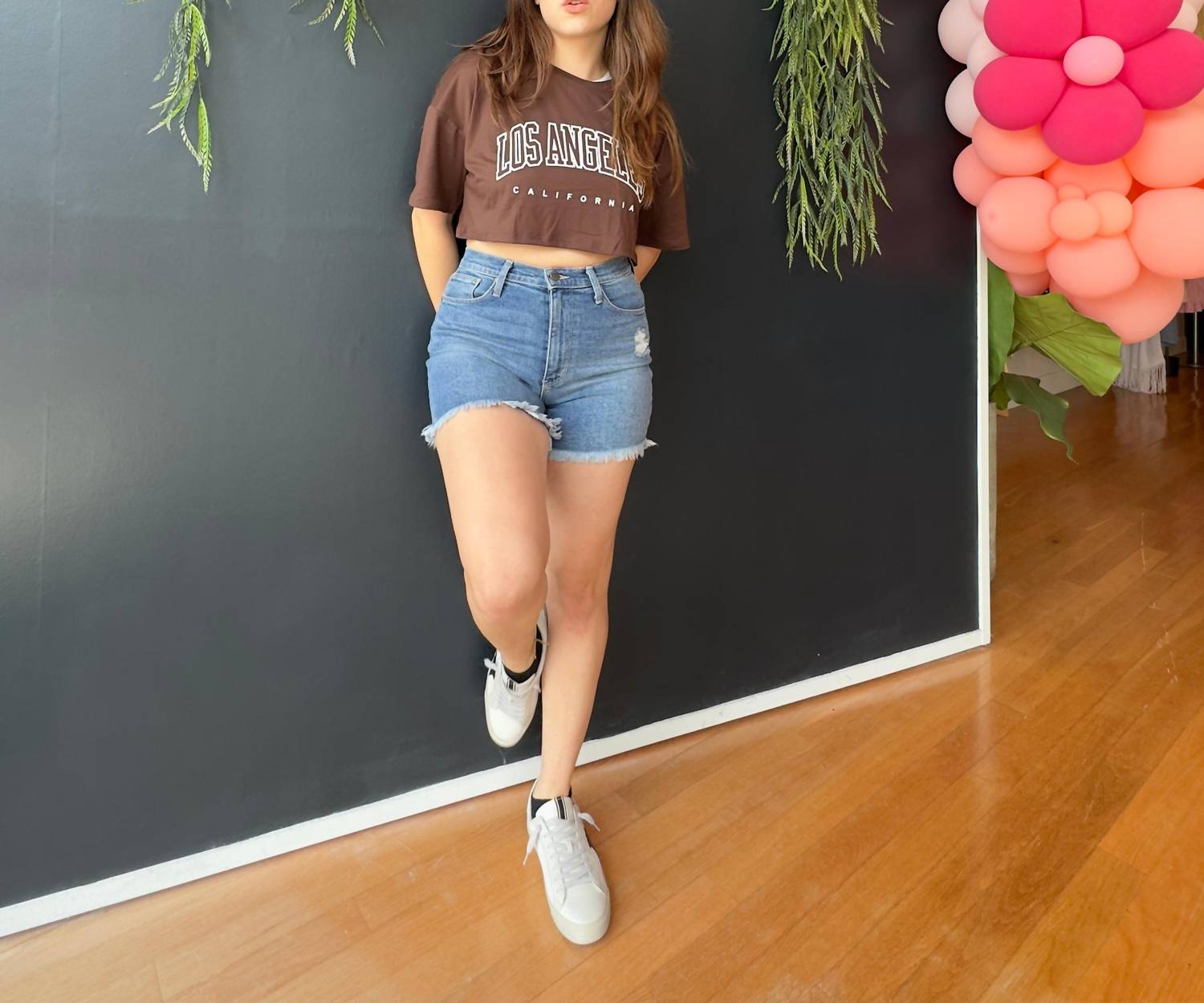 Aakaa - La Cropped Short Sleeve Tee
