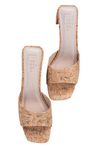 Shu Shop - Women's Cork Heel Sandal