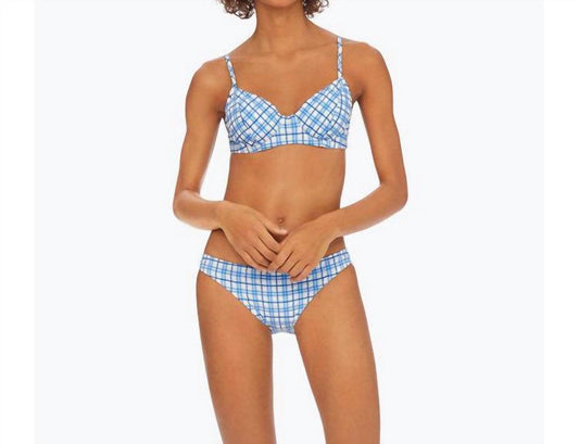 Tory Burch - Plaid Hipster Bikini Bottom