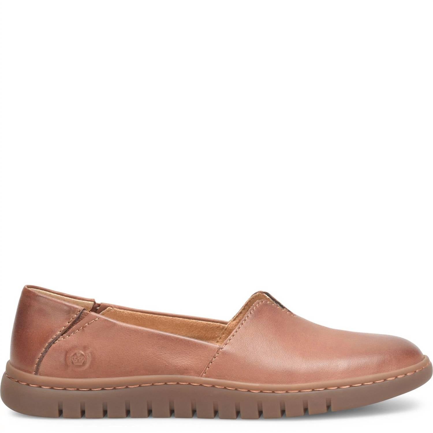 Born Women's Sebra 2 Flat Shoes in dark tan - women's flats