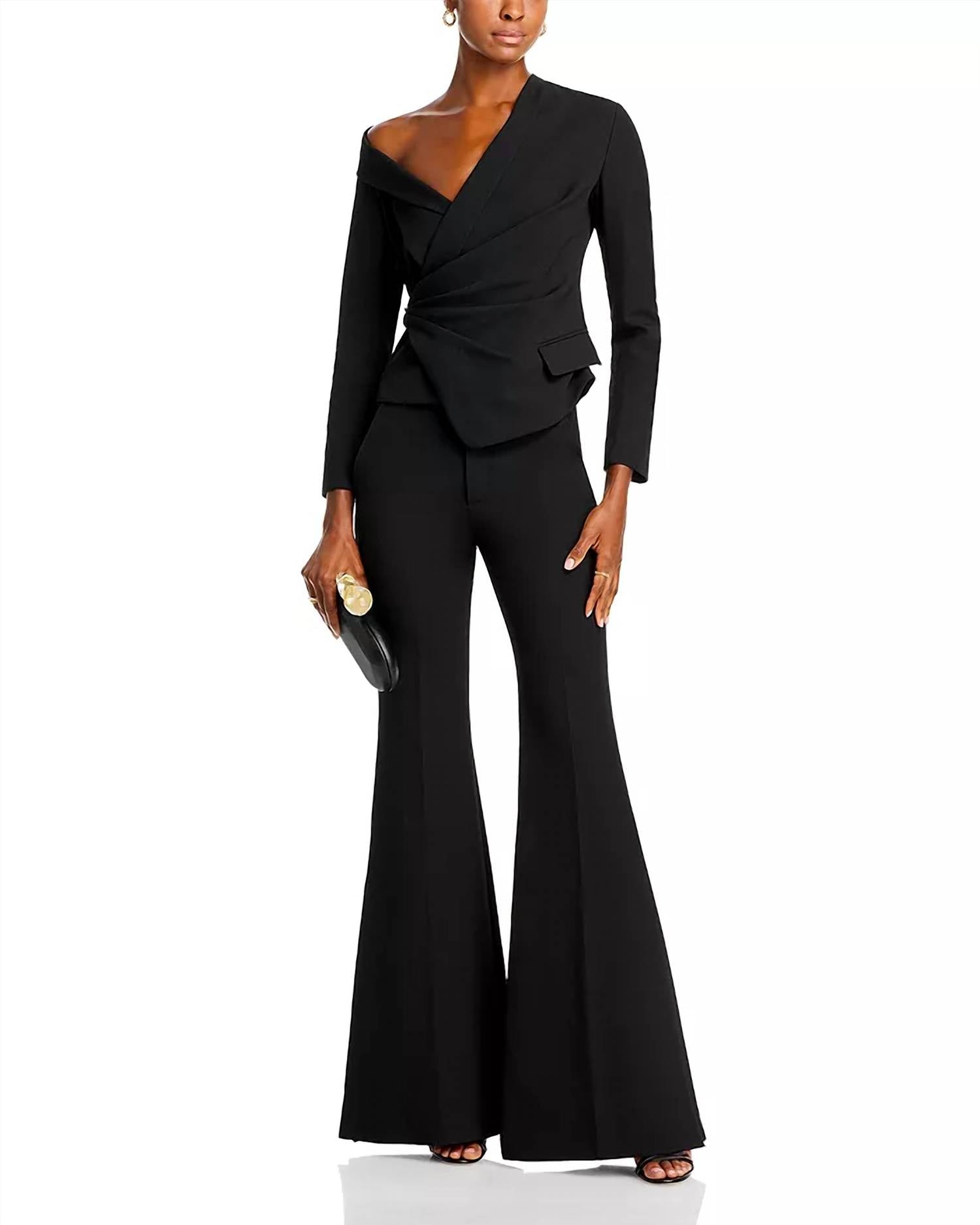 A.L.C. - Skyla Asymmetrical Wrap Long Sleeve Top