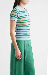 Deluc - Levanzo Stripe Knit Polo