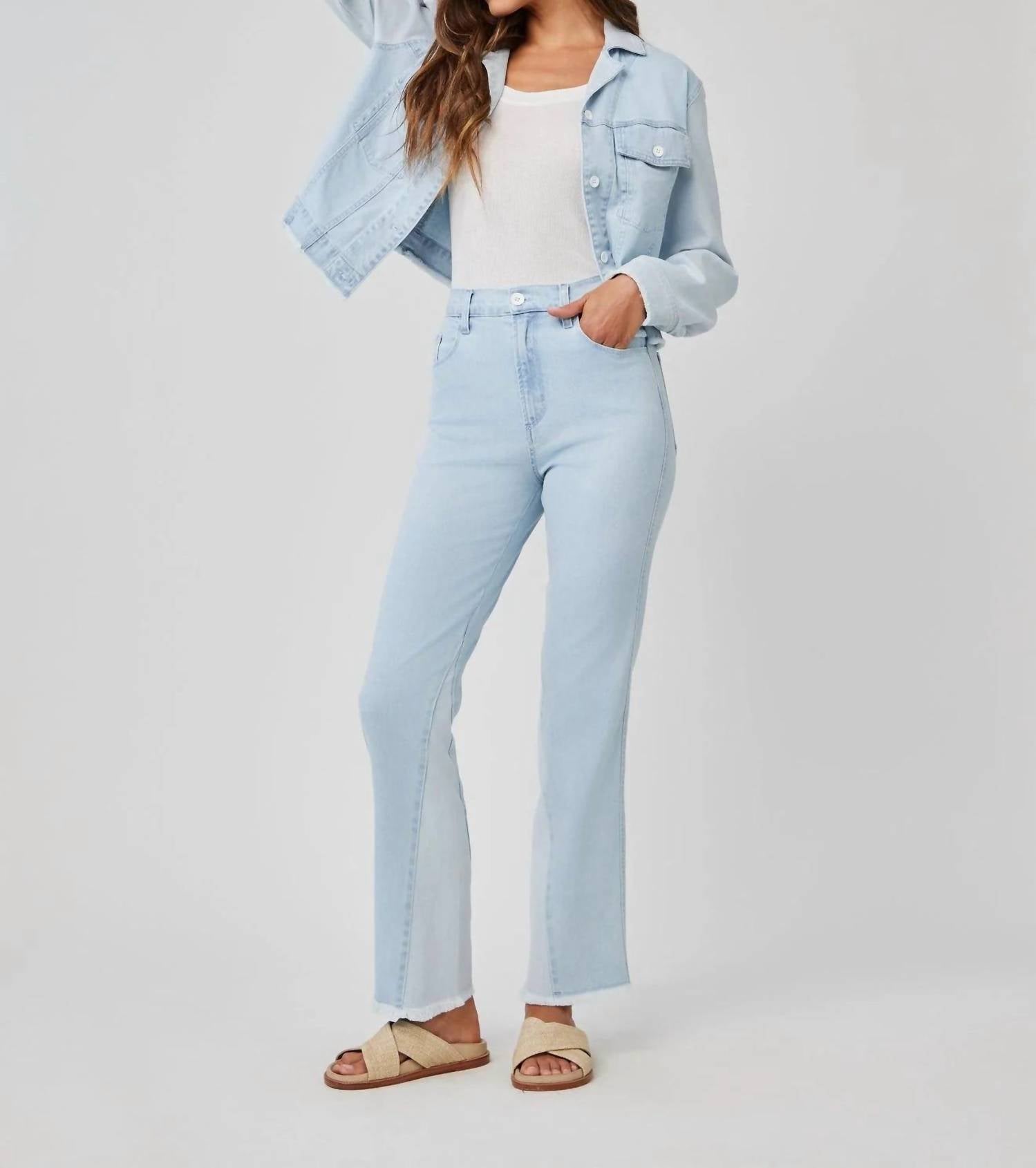 Bella Dahl - Coco Frayed Mix Denim Jacket