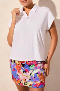 Tribal - Dolman Polo Top