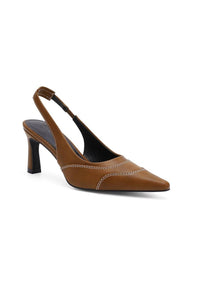 BEAST FASHION Women's Trinee Slingback Heels in camel - women's heels