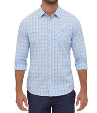 Flags & Anthem - Mathis Long Sleeve Textured Slub Shirt