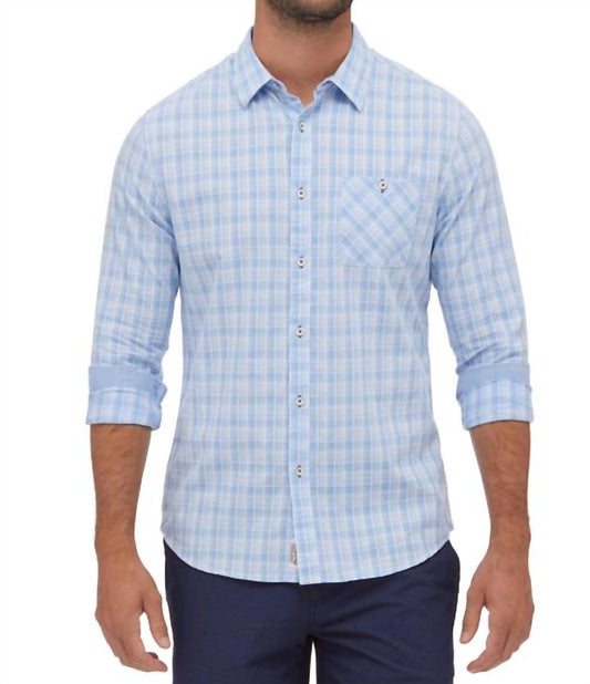 Flags & Anthem - Mathis Long Sleeve Textured Slub Shirt