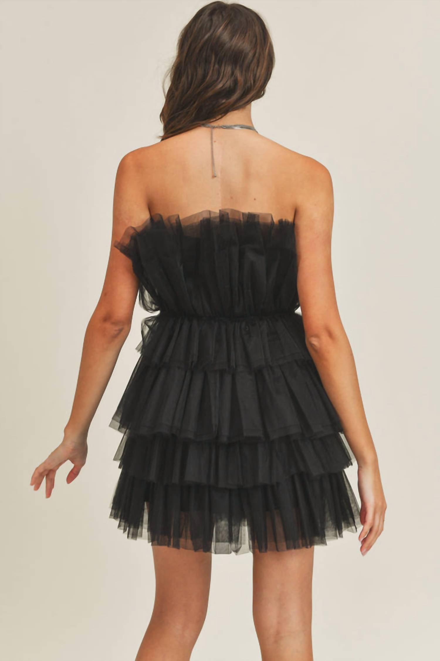 Mable - Main Character Tiered Tulle Dress