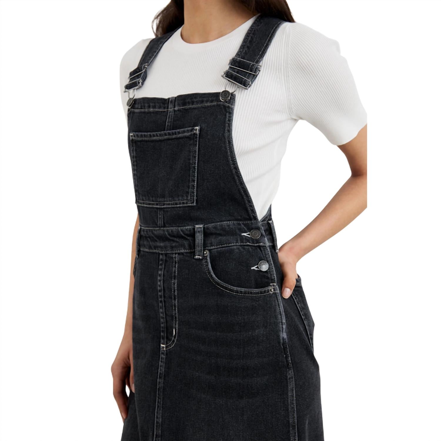 Rails Westlake Overall Maxi Dress in black sand - women's dress - view 4