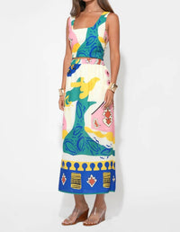 Adelyn Rae - Annie Print Skirt