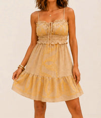 Mystery Resort - Sunlit Shores Mini Dress