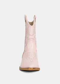 SHU SHOP Girl's Zita Mini Boots in pink - kids' boots - detail view