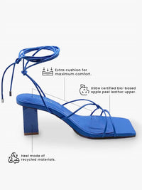 Volair - Women's Bio-based Cushioned Strappy Laced Up Heel