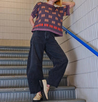The Endery - Bauhaus Short Sleeve Sweater Tee
