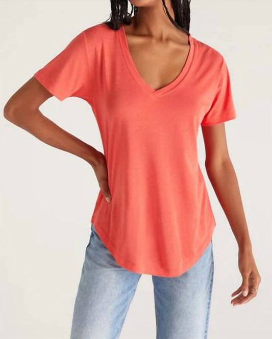 Kasey Modal V-Neck Tee