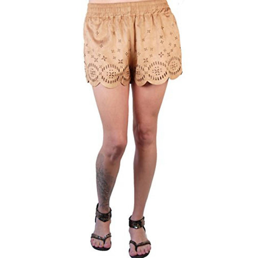 Women Lackawanna Blues Faux Suede Shorts