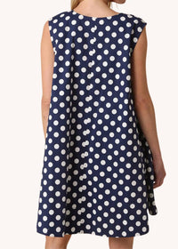 Olivaceous - Erin Polka Dot Swing Mini Dress