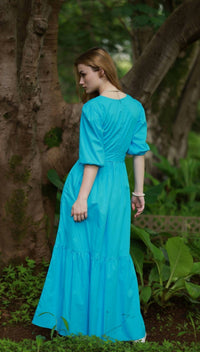 Maude Vivante - Melina V Neck Tiered Dress