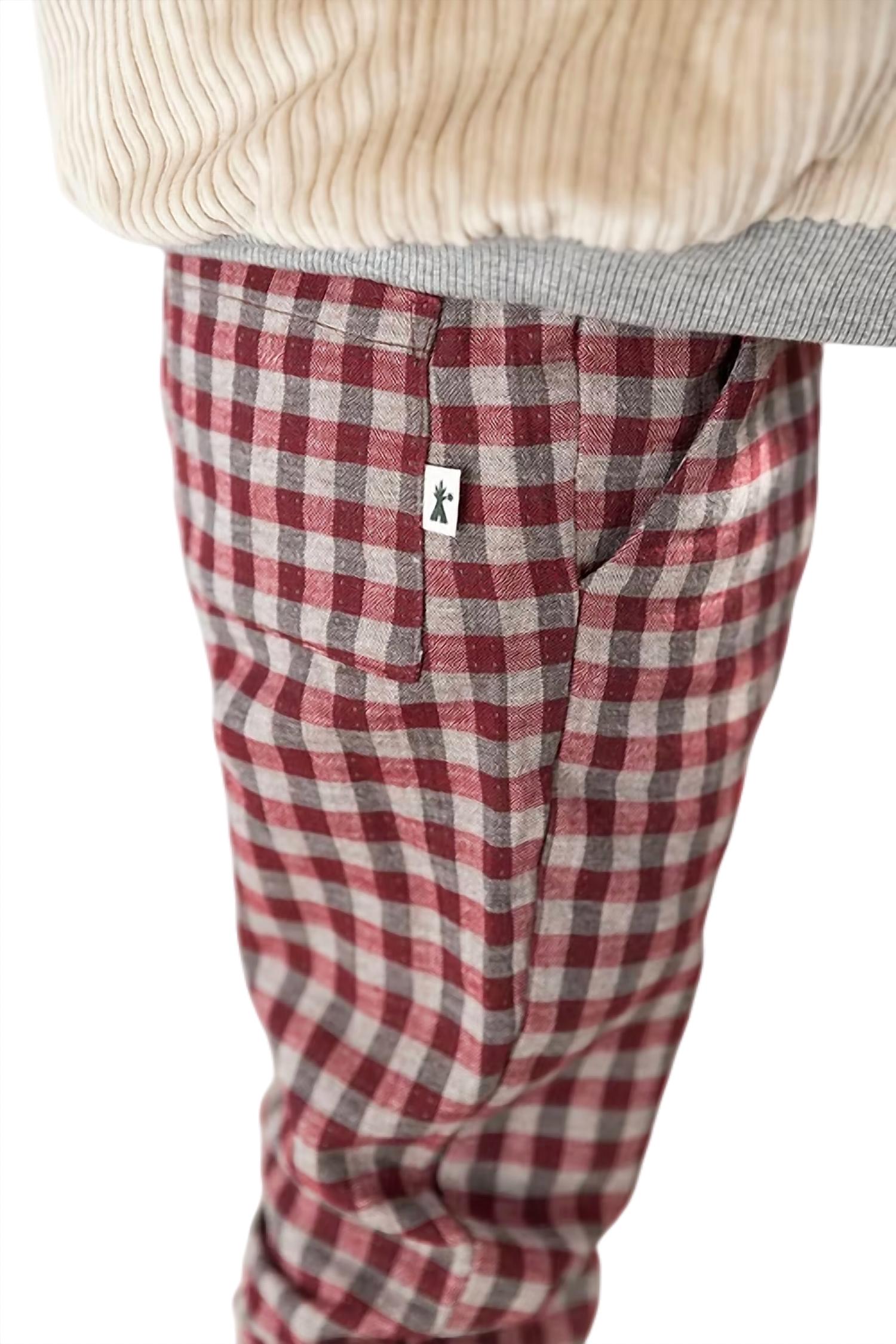 Petit Indi - Girls Check Pants