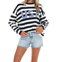 Le Lis - Usa Dreamin' Stripe Sweater