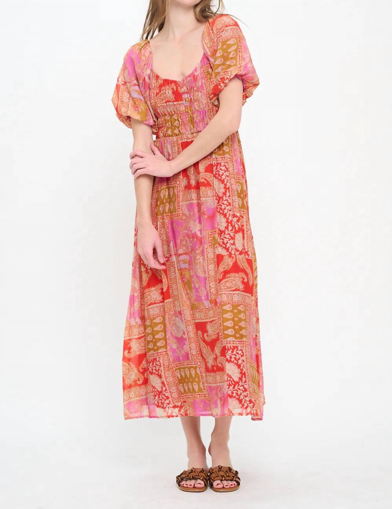 Meet Me In Santorini - Mediterranean Majesty Dress