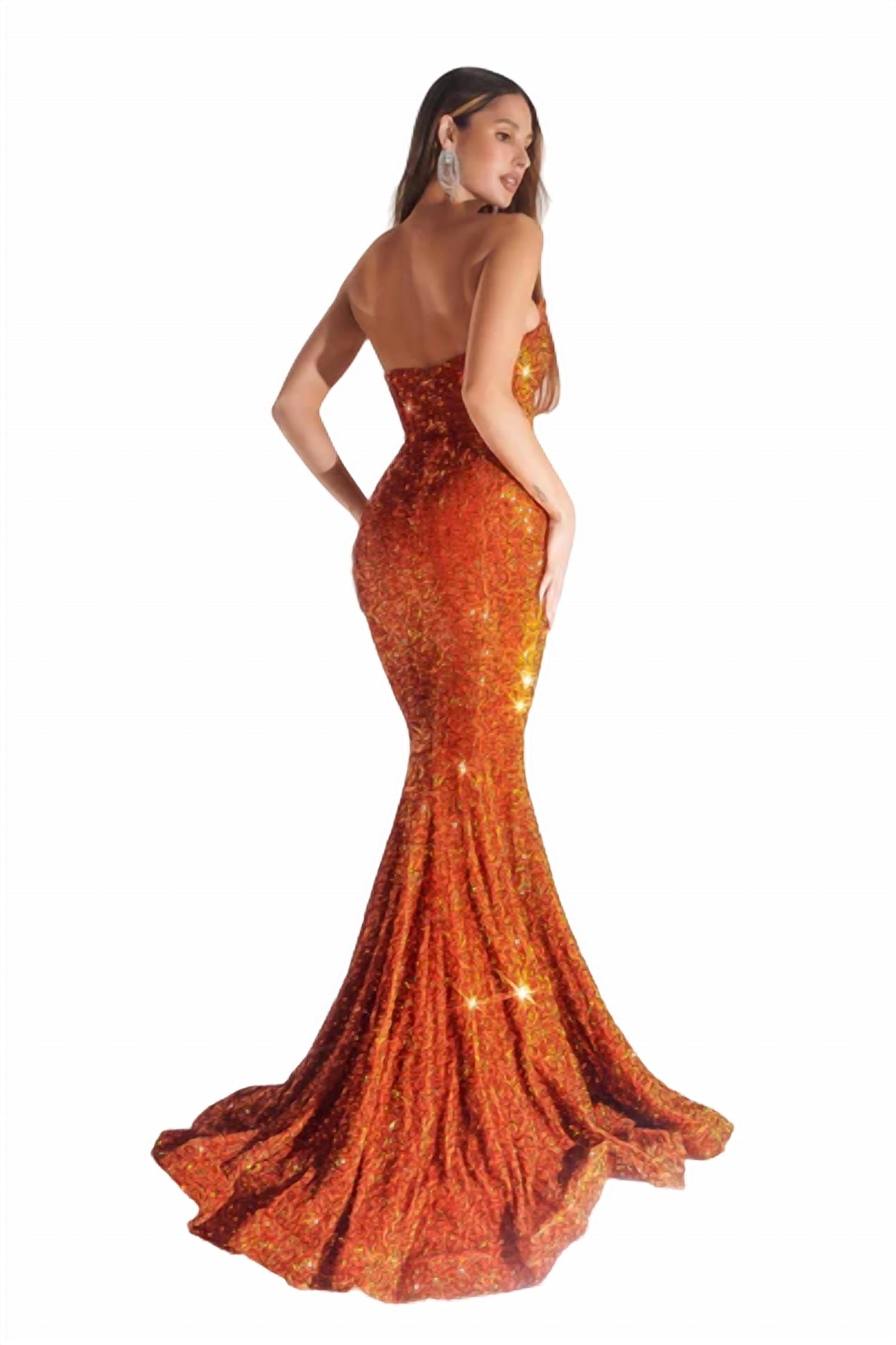 Portia&Scarlett - Strapless Sequin Mermaid Dress.