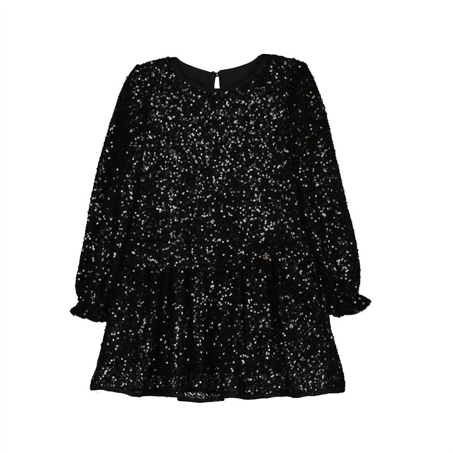Abel & Lula Girls Sequin Dress in black - kids' dress - view 4