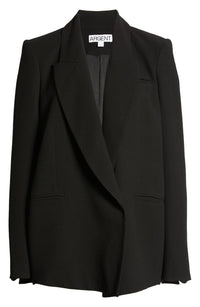 Argent - Madison Viscose Wool Crepe Blazer