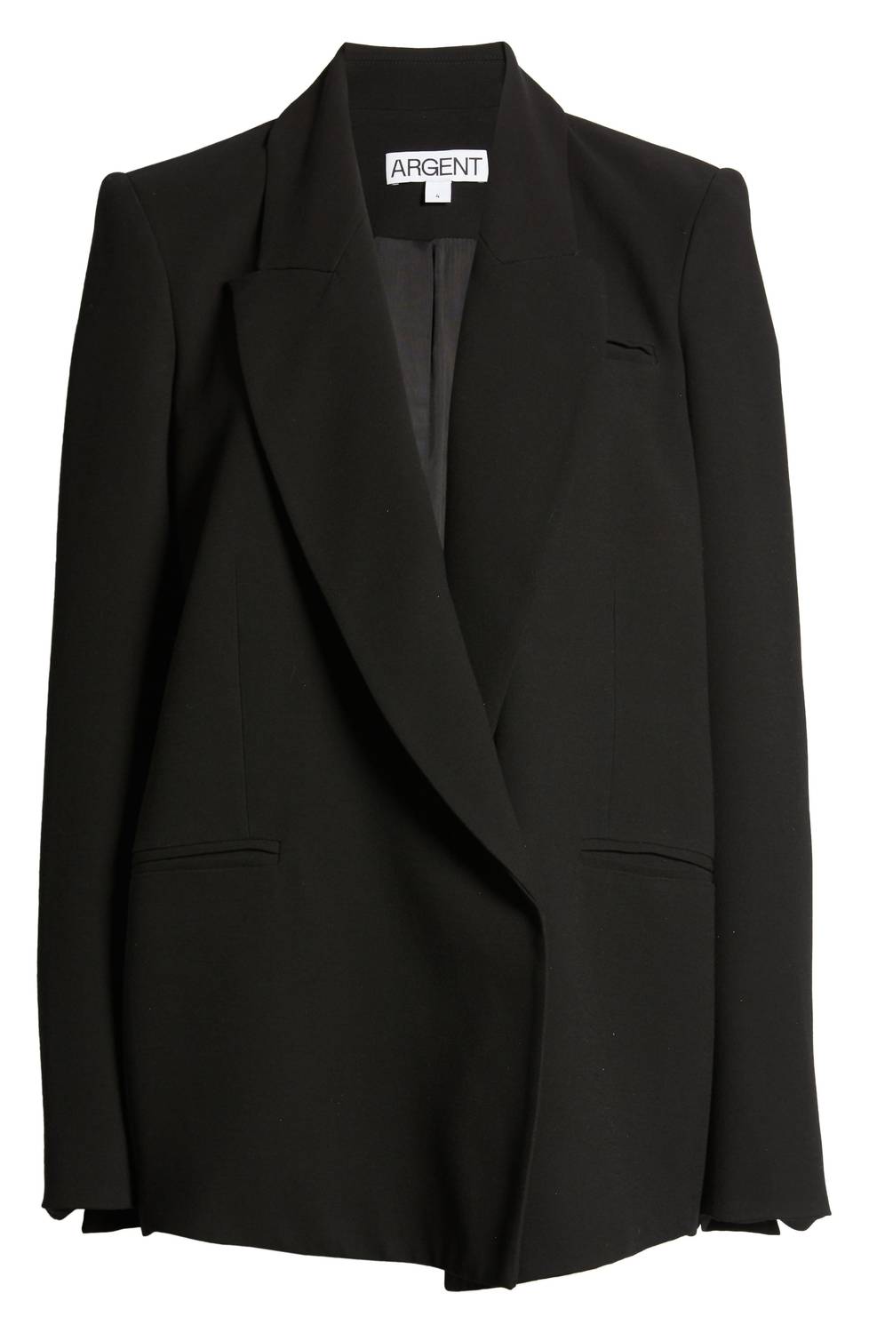 Argent - Madison Viscose Wool Crepe Blazer