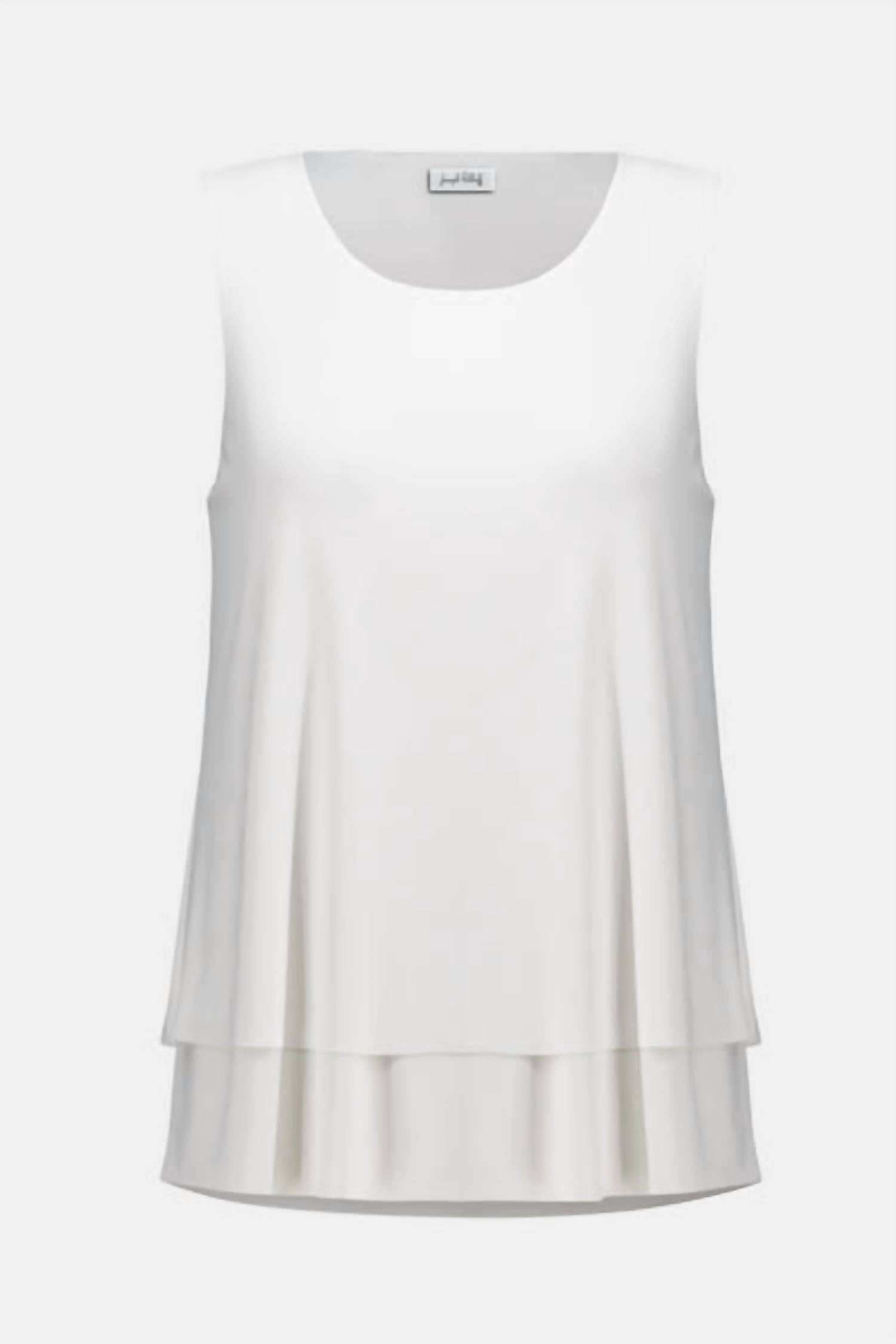 Joseph Ribkoff Women's Tank Top in vanilla - women's tank top - alternate view