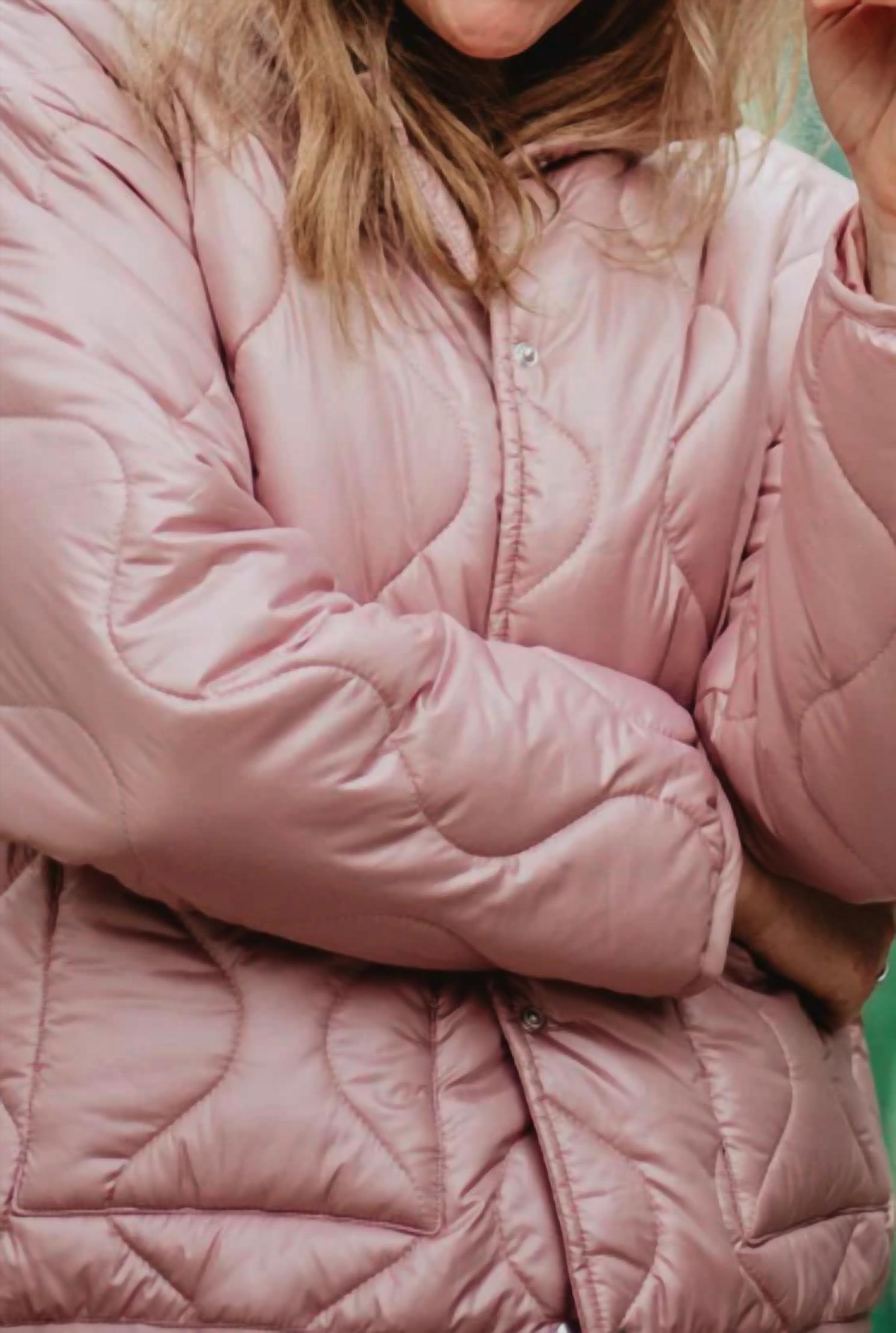 Katydid - Button Up Quilted Puffer Jacket