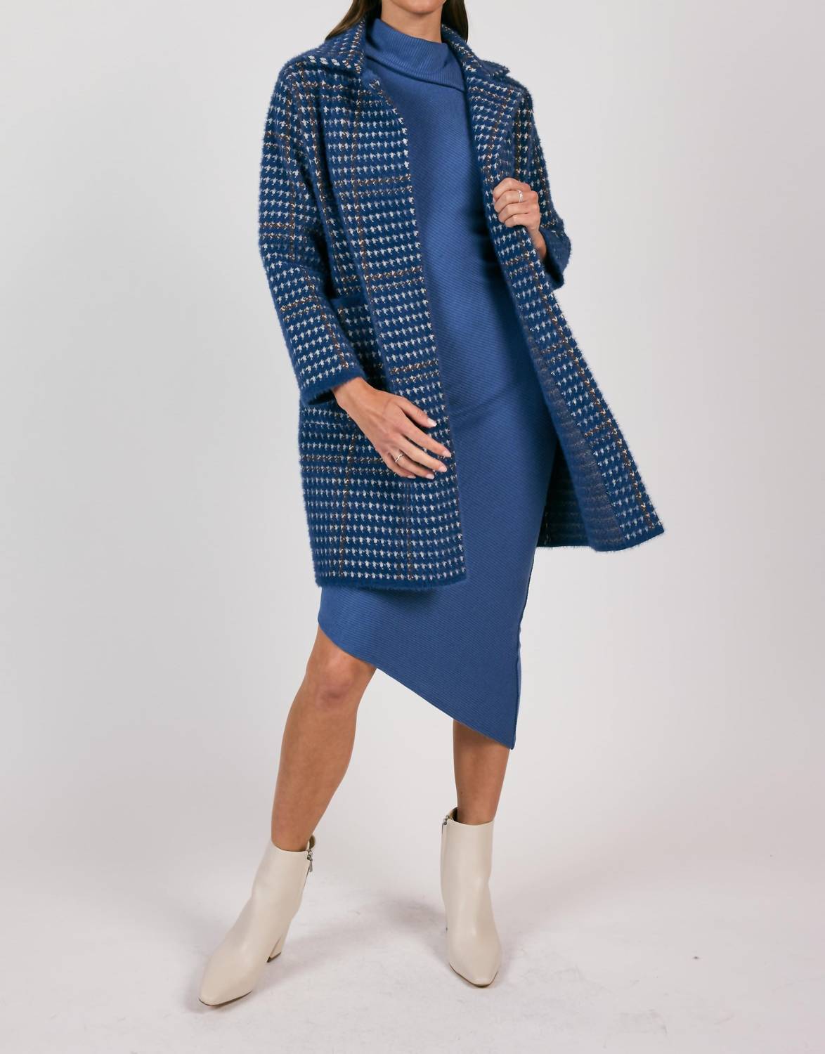 Sage The Label - Marceau Houndstooth Coat
