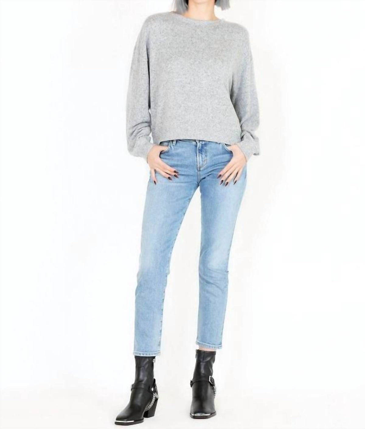 Citizens Of Humanity - Elsa Midrise Slim Fit Cropped Jeans