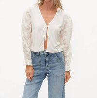 Six/Fifty - Syliva Tie Front Top