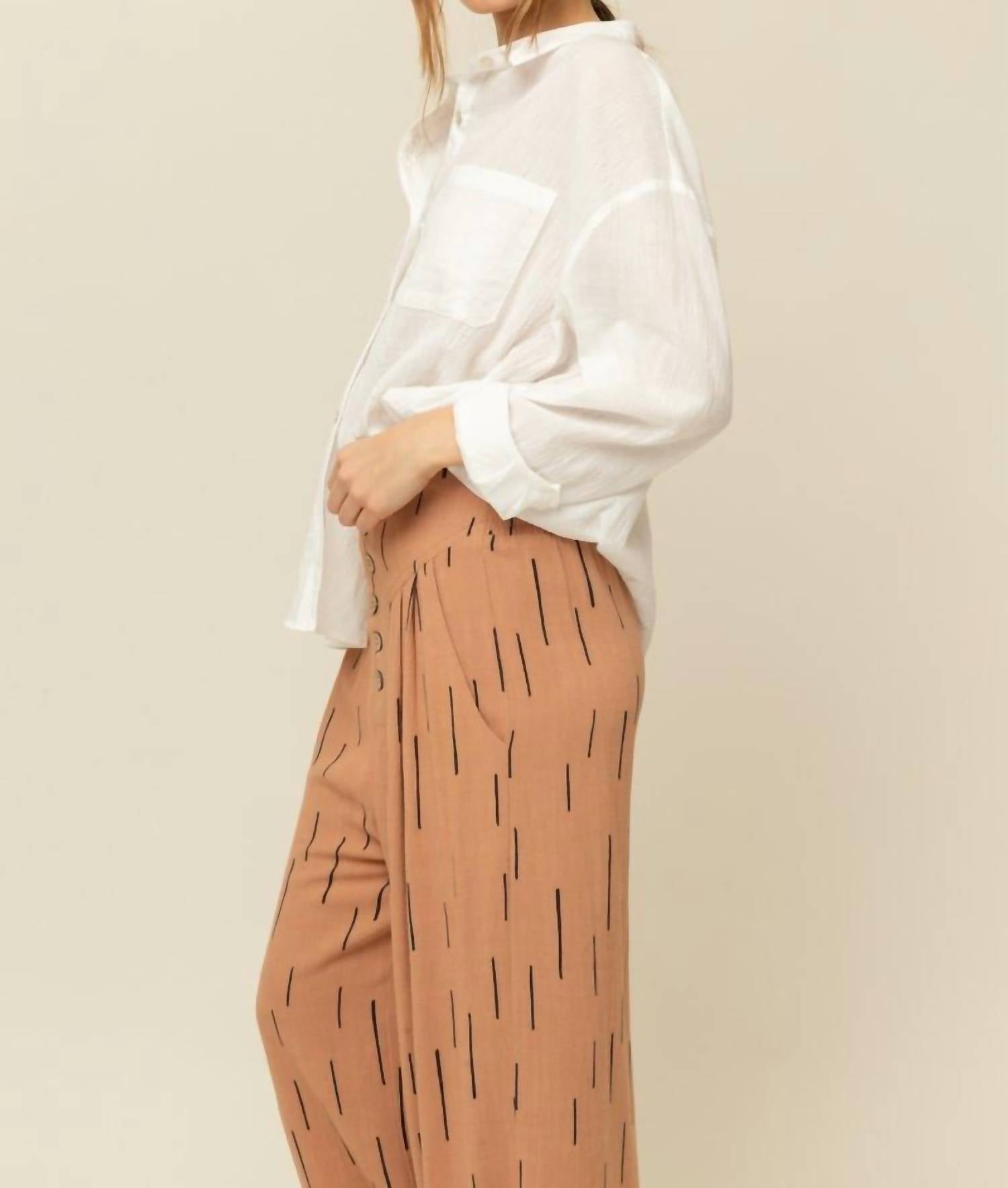 Grade & Gather - Olive Button Down Top