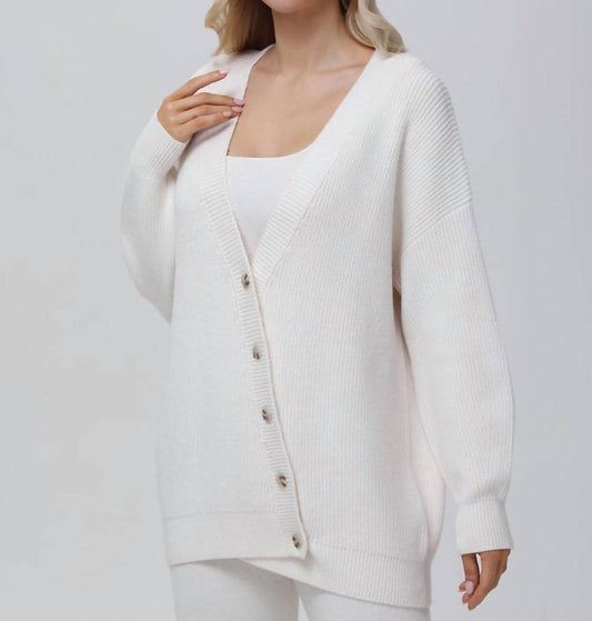 525 America - Evelyn Asymmetrical Luxe Sweater
