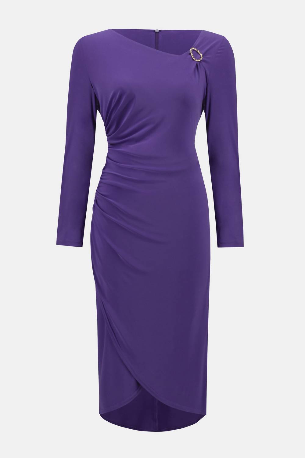 Joseph Ribkoff - Jewel Neck Bodycon Midi Dress