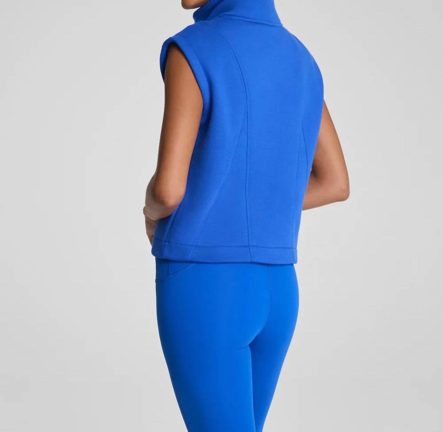 Spanx - Boostup Cotton Fleece Half Zip Vest