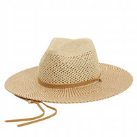 American Hat Makers - Wide Brim Rancher Straw Sun Hat