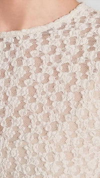 Vince - Smocked Floral Long Sleeve Blouse
