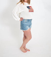 Kancan - High Rise Distressed Shorts
