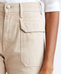 Veronica Beard - Taylor Crop Wide Leg Cargo Jeans