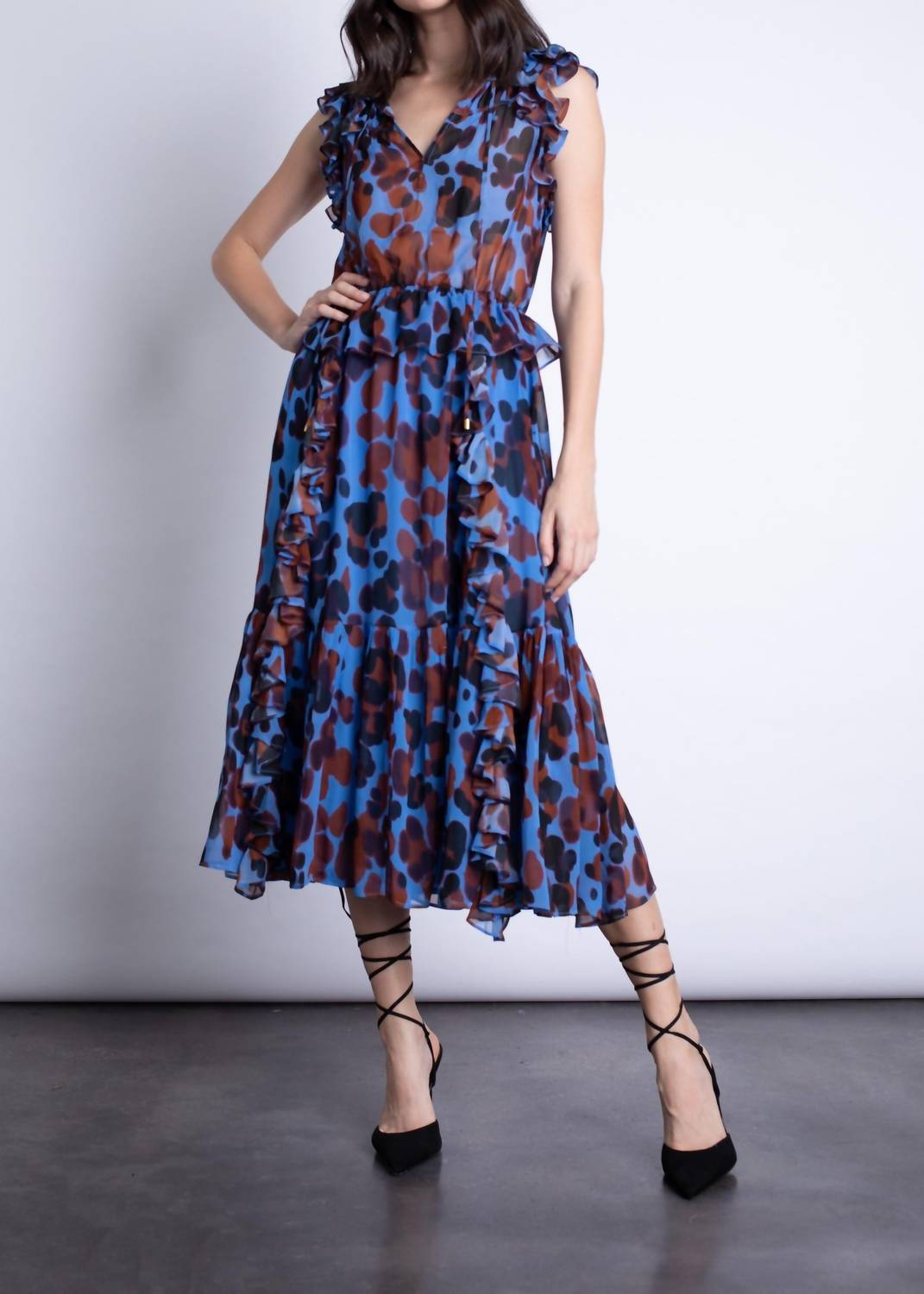 Karina Grimaldi - Karolina Print Midi Dress