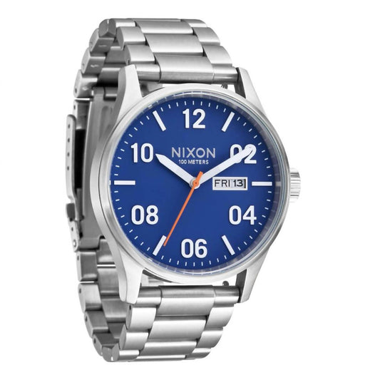 Nixon - Men's Sentry Stainless Steel Day/date Watch