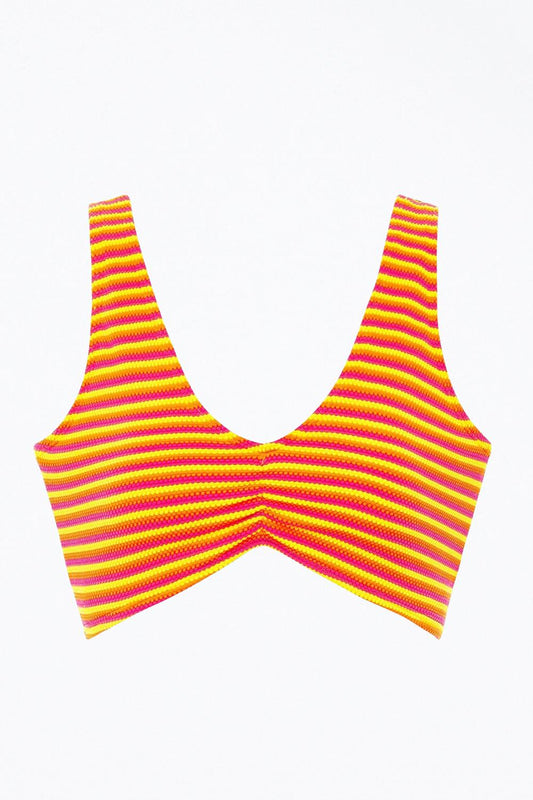 KIM RUCHED VARIATION BIKINI TOP