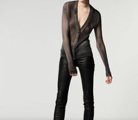 Avant Toi - Hand Painted V Neck Cardigan